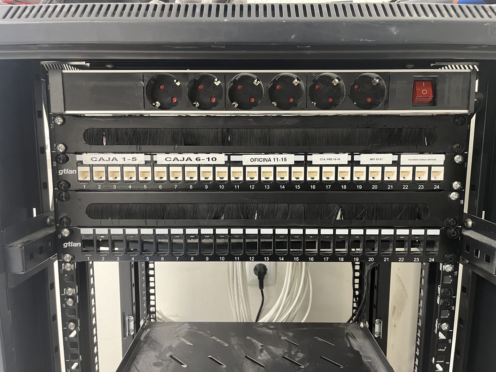 Rack de datos y comunicaciones